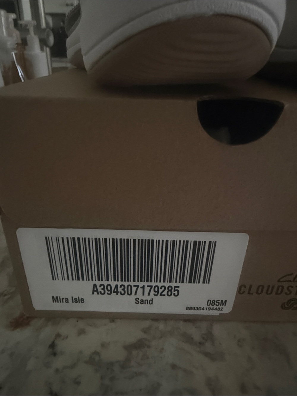 Clarks Sand Cloudsteppers Slip-On Sandals - Picture 5 of 5